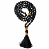 Black Obsidian Tasbih – 100 Prayer Beads