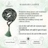 Kambaba Jasper 108-Bead Japa Mala Necklace