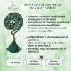Moss Agate Tasbih