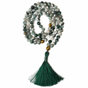 Tree Agate Tasbih – 100 Beads Islamic Prayer Beads