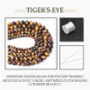 Tiger Eye Natural AAA Beads For Bracelet