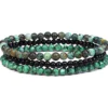 Gemstones Beaded Bracelets Healing Crystal Stone Stretch Elastic Bracelet African Turquoise