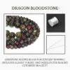 Dragon Bloodstone Natural AAA Beads