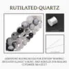 Rutile Quartz Natural AAA Beads For Bracelet Necklace DIY Jewelry Making Design 45-48 Beads