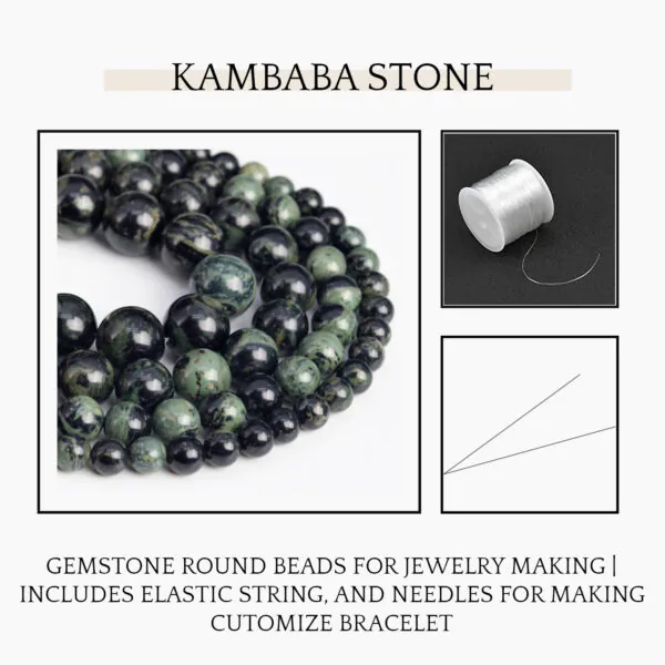 Kambaba Stone Natural AAA Beads