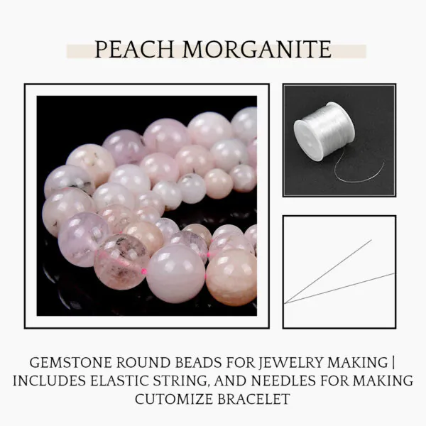 Peach Morganite Natural AAA Beads