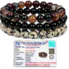 Gemstones Beaded Bracelets Healing Crystal Stone Stretch Elastic Bracelet Sulemani Hakik