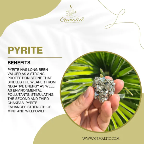 Pyrite Tumbled Stone