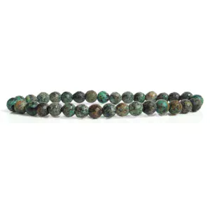 African Turquoise Faceted Beads Bracelet