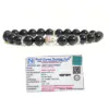 Black Tourmaline Bracelet With Buddha Head 8MM